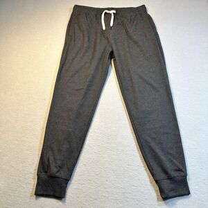 J.Crew Double Knit Sweatpants Fleece Gray Joggers Casual Pocket Mens Medium